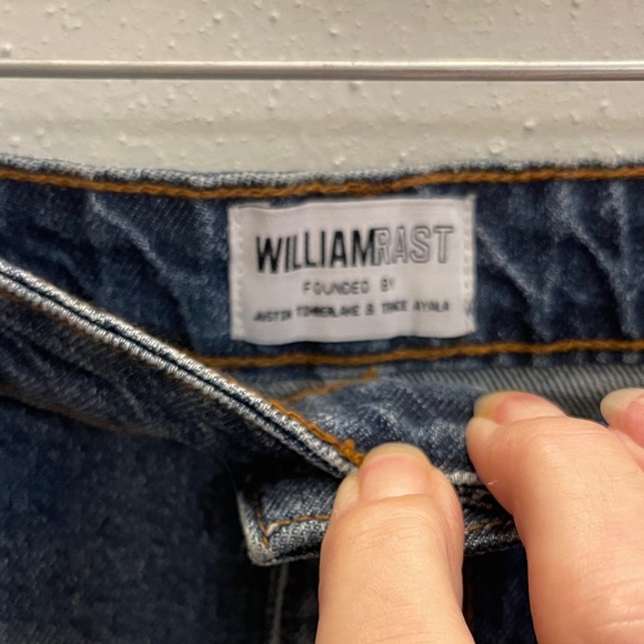 William Rast Dark Denim Mini Skirt great with tights - Picture 7 of 7